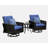 Two Swivel Chairs + A Side Table