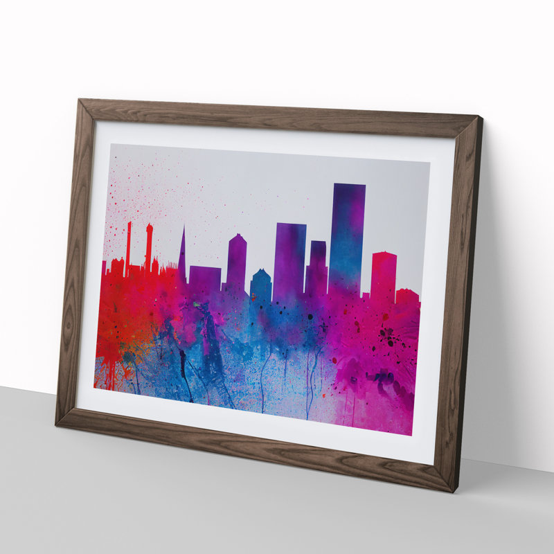 Skyscraper Skyline Vol.1 Abstract - Framed Print