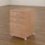 45cm Wide 3 -Drawer Mobile File Cabinet
