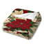 Jeté en flanelle Poinsettia Pinecone Luxury-133686356