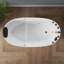 31.5 " W Freestanding Soaking Acrylic Bathtub
