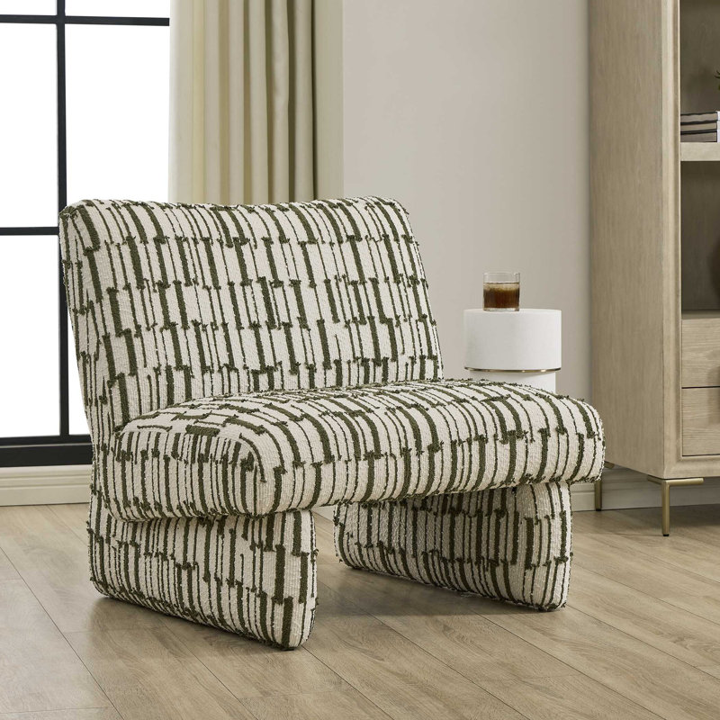  Fauteuil d'appoint Willa Green White