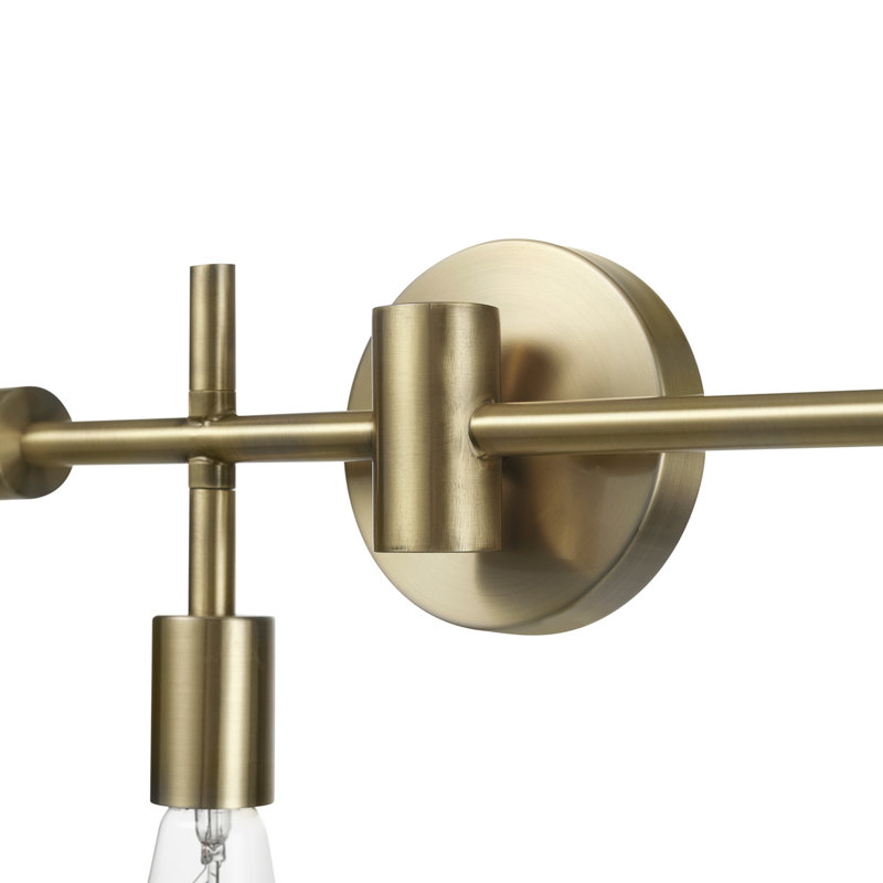 Jeydan 18" 3-Light Vanity Light, Matte Brass