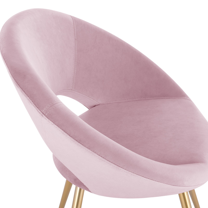 Catoosa Upholstered Dining Chair, Pink