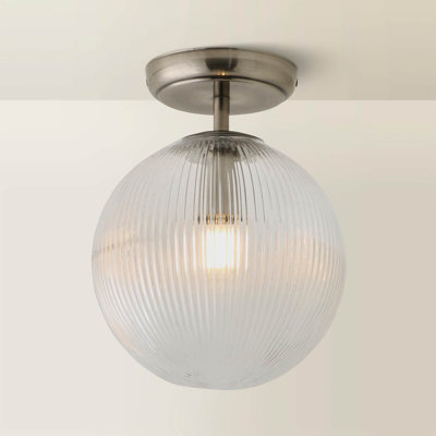 Springlake Glass Semi Flush Mount