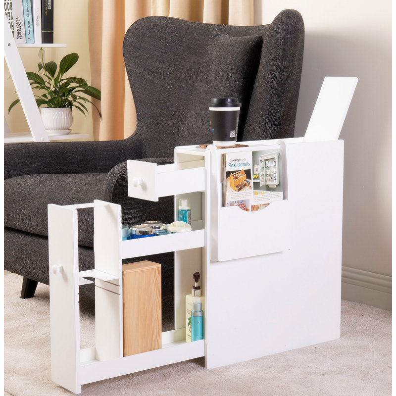 Armoire de salle de bain autoportante 19,7 po x H 23 po x P 5,5 po Enneke