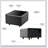 Modern Smart Side Table with Built-in Fridge, Wireless Charging, Temperature Control