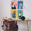 Ensemble de plaques murales musicales avec oiseaux tropicaux par Yvette St. Amant-817376504