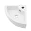 Efficient Space-saving Ceramic Sink Modern Design Wall-mounted