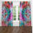 Abstract Semi-Sheer Curtain Panels (DSQ is set to 2)-1181343093