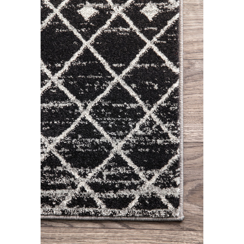 Codespoti Geometric Area Rug, Runner 81 x 244cm
