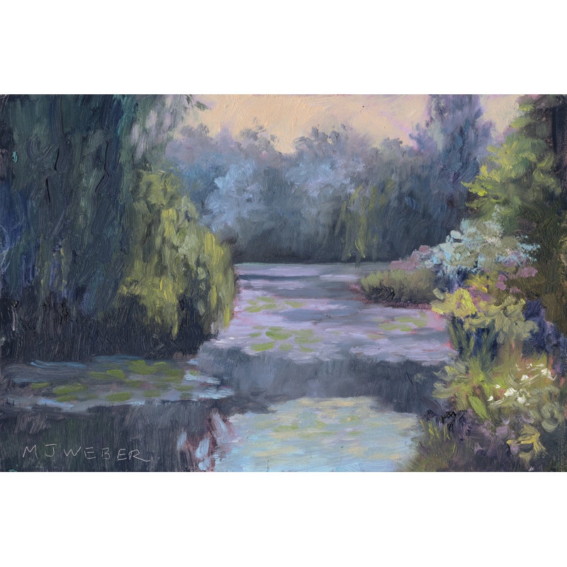 Monets Garden III by Mary Jean Weber - Wrapped Canvas Painting, 51cm H x 76cm W