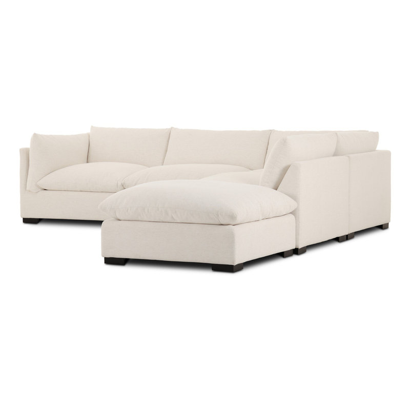 Caulkins Upholstered L-Shaped Sectional, 31.5" H x 120" W x 120" D, Left Hand Facing