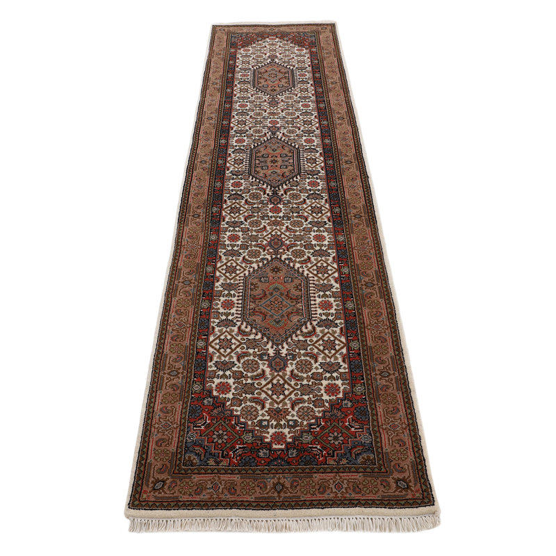 Bidjar Oriental Wool Hand Woven Area Rug, Runner 80 x 350cm