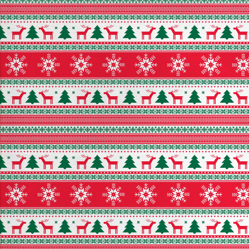 Tissu de noël, l 36 po x L 360 po