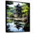 Toile avec cadre flottant noir