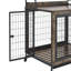 Cage pour chien avec cadre en fer