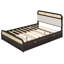 Grand lit avec finition et lit gigogne