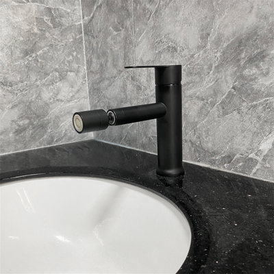 Bathroom Sink Faucet, Single Hole Bathroom Faucet Modern Single Handle Vanity Basin Faucet