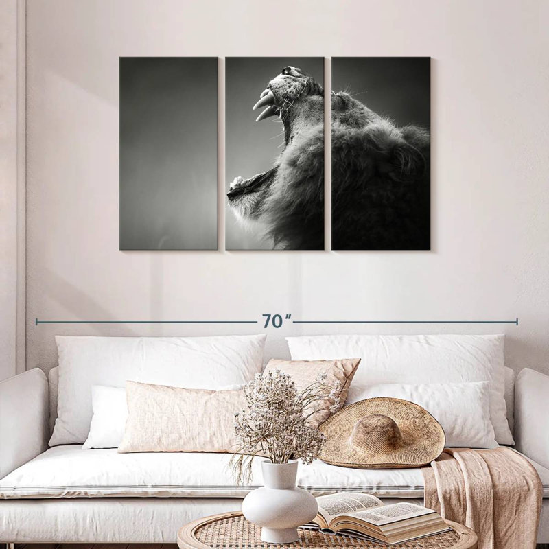 Lion Maw, 28" H x 45" W