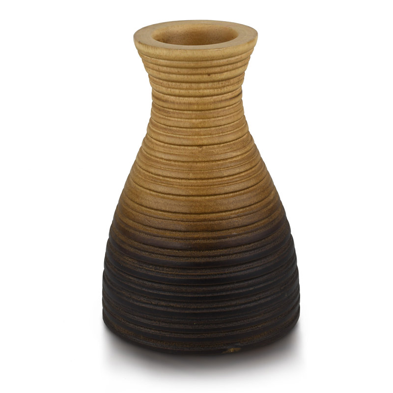 Sebrina Wood Floor Vase