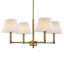 Costa Wrought Iron 4-Light Chandelier-931061355