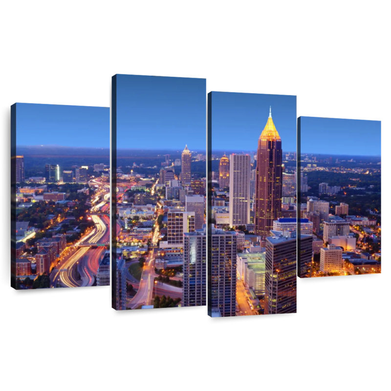 Sirci Atlanta Nightscape, H 27 po x l 43 po