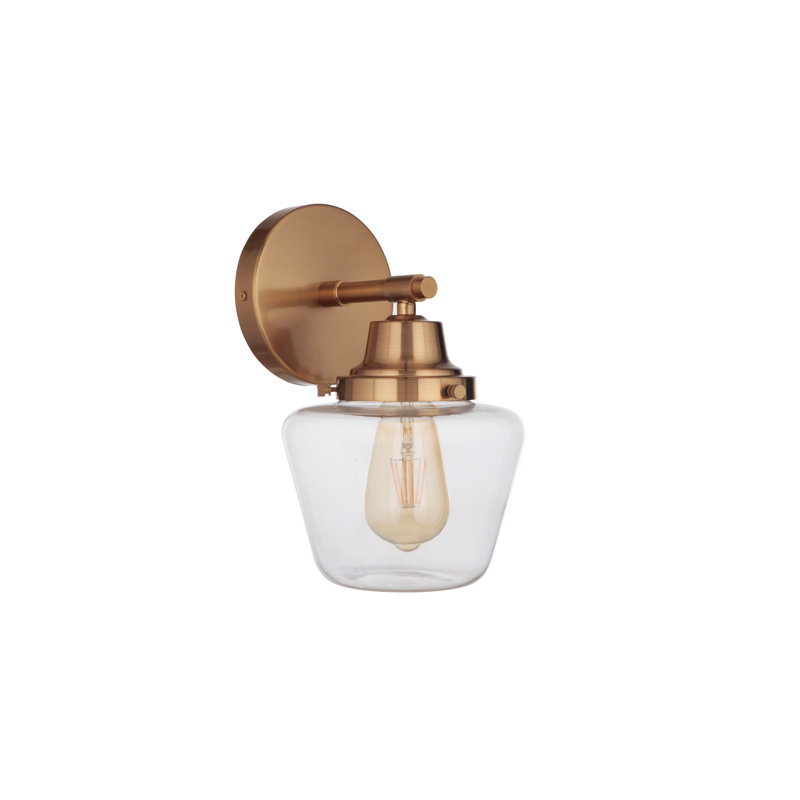 Parc Armed Sconce, Satin Brass