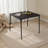 5-Piece Folding Table & Chair Set, Space-Saving Folding Dining Set With Pu-Cushioned Folding Chairs & Portable Folding Table