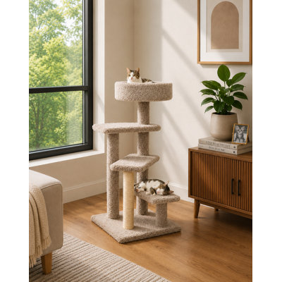 Arbre à chat à plusieurs niveaux avec perchoir spacieux pour chat