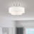 Betel Fabric Semi Flush Mount-73031940-105785361