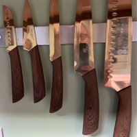 Hampton Forge HMC01A489A Tomodachi 10 Piece Raintree Knife Set – Brown