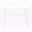 Maddox Rectangular Dining Table in White Finish, 29.21'' H X 47.12'' W X 35.34'' D