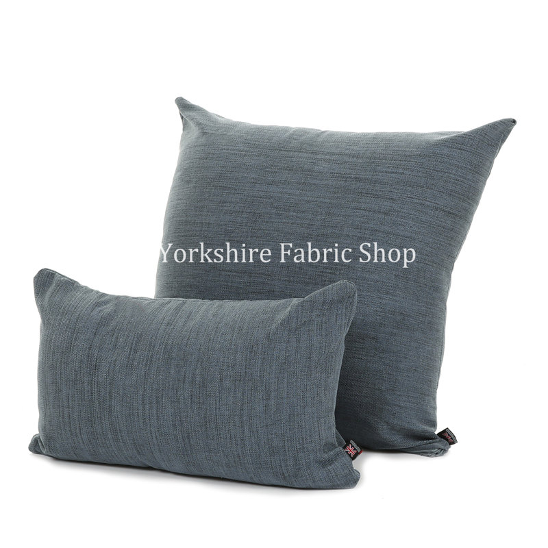 Bombay Square Throw Cushion, Large, Navy Blue