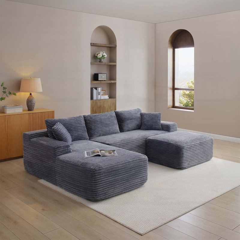 Versatile Ottoman only, Gray