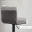 Lorely Swivel Adjustable Height Bar Stool with Steel Frame-275703785