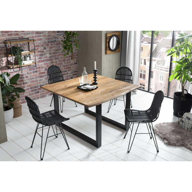 Marjo 3 Piece Square Industrial Pipe Shelves