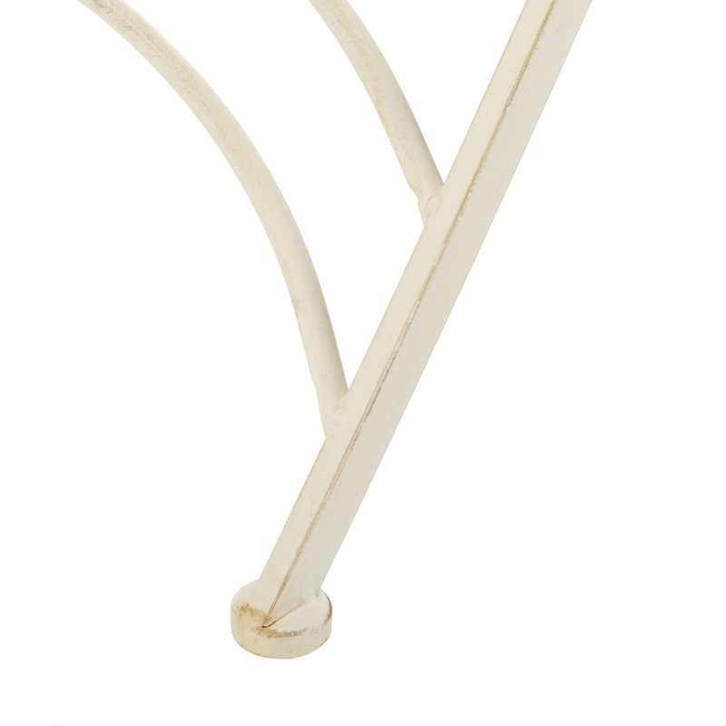 Ensemble bistro 27,5 po Mojica, Blanc perle