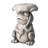 19"H Multi-Functional MGO Frog And Lotus Faux Concrete Garden Stool Or Planter Stand Or Accent Table