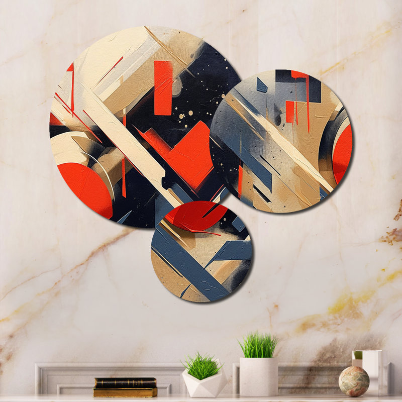 Ensemble de 3 décorations murales