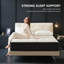 Matelas hybride 10/12/14 pouces avec mousse à mémoire de forme et ressorts ensachés, support à rebords, certifié Certipur-US-106374039-106374044