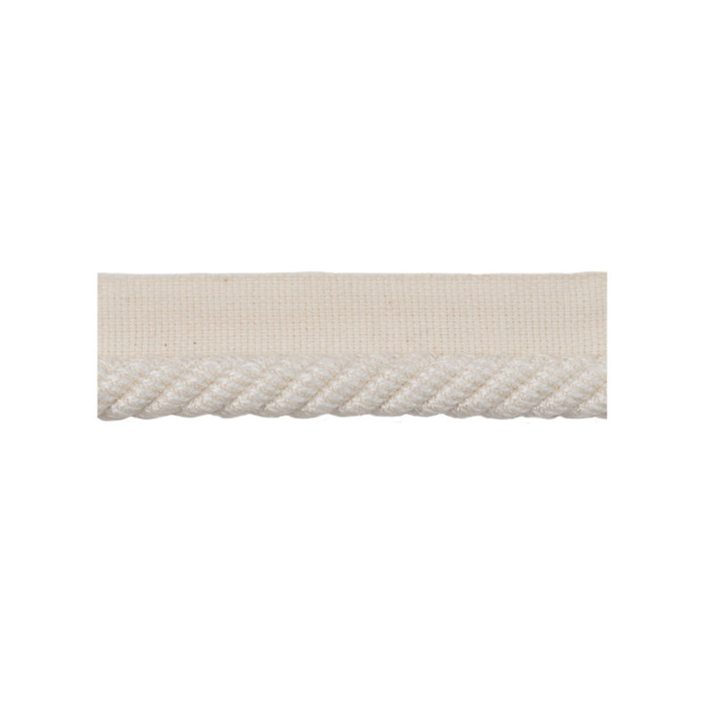 Le Coeur Passementerie Cable-S Cotton Blend Performance Fabric, Cream