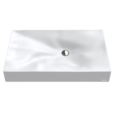 Miroir Karran Lavabo vasque rectangulaire en quartz