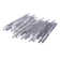 Waterfall Linear Glass And Metal Mosaic Tile