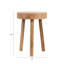 Tabouret rond en bois de manguier