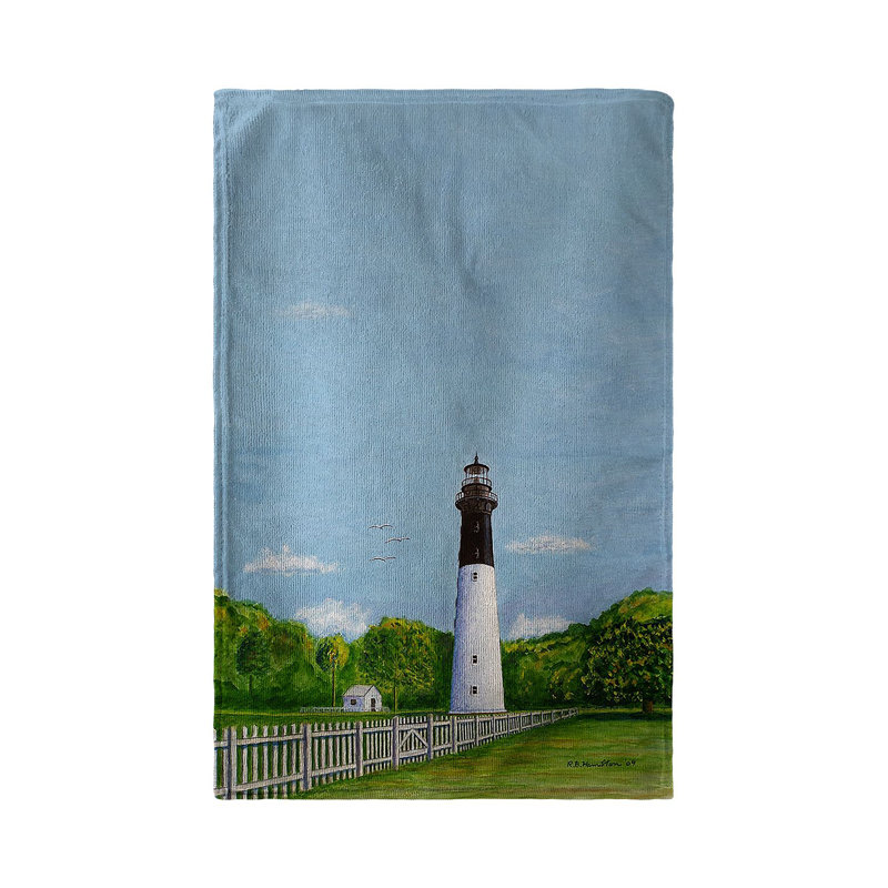 Serviette de thé à phare huntington island