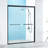 56-60 In. X 76 In Double Sliding Shower Door, 5/16 In Clear Tempered Glass with Nano Coating Easy-clean Matt Black-103213938