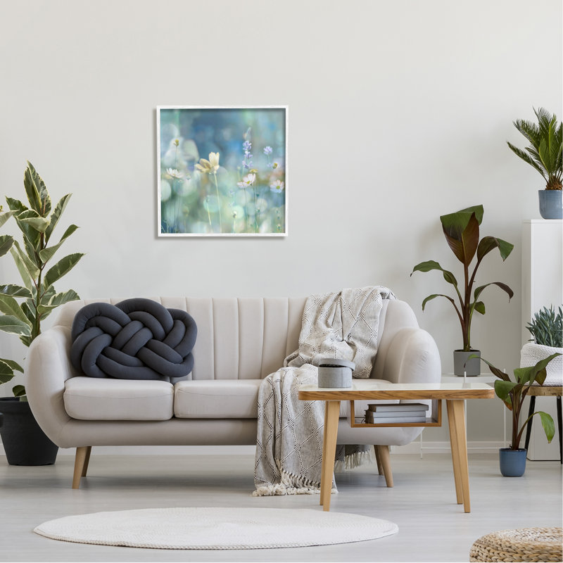 Photographie de jardin floral encadrée sur bois par Kate Carrigan, H 24 po x l 24 po x P 1,5 po