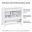Meuble-lavabo autoportant de 91 cm (36 po) en bois massif et MDF blanc avec lavabo en céramique intégré et rangement-547769124-547769126