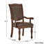Chaise avec accoudoirs rembourrée Asal